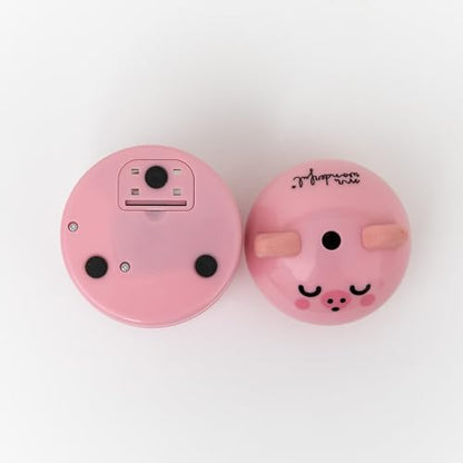Mr. Wonderful Electric Pencil Sharpener Lazy Pig - Pencil Sharpener with Container - Original Stationery