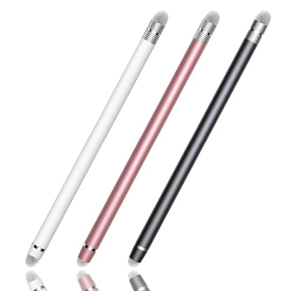 Stylus Pen for Touchscreen,2-in-1 High Sensitivity Stylus | Suitable for iPad/iPhone/Android Tablets,Compatible with Touch Screen Devices(3 Stylus-Black/White/Rose Gold) - color: Black/White/Rose Gold