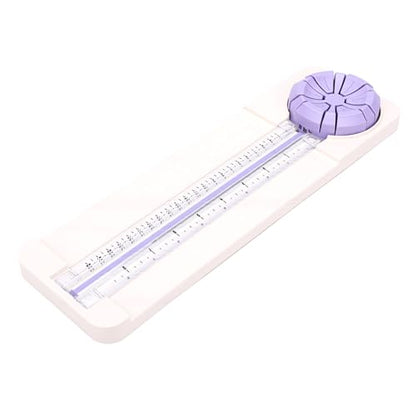 Hilitand Portable 6 in 1 Paper Cutter for Various Crafts, Versatile Trimmer for 22cm Wide Paper, Compact Cutting Tool for Classroom Settings