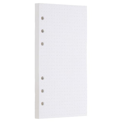 PATIKIL A6 Dot Grid Paper 6-Ring Binder Loose Leaf Planner Filler Paper Planner Inserts, 80 Sheets/160 Pages, Lined - size: A6, style: Dot Grid