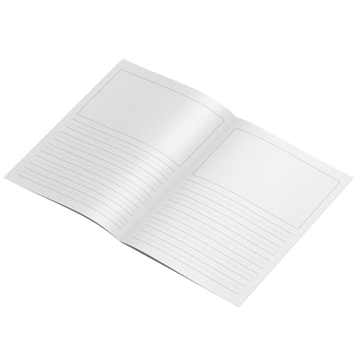 Reskid 5-Pack of 48-Page Kindergarten Story Writing Paper Booklets with Dotted Lines - 240 Pages of Blank Handwriting Practice Paper - Kindergarten Notebook, Elementary Lined Writing Paper - style: Kindergarten Story Writing