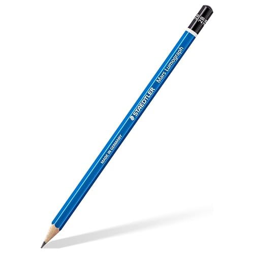 STAEDTLER Mars Lumograph 2B Graphite Art Drawing Pencil, 6 Pencils - style: 2B