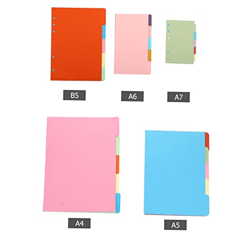 Veemoon 5sets Loose Leaf Paper Inserts College Ruled Lined Filler for Journal Notebook School
