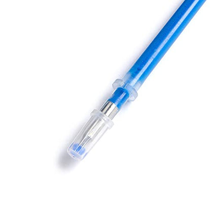 OfficeGoods Gel Pen Refills - 24 Individual Colors - Fits Most Gel Pens - Fast Drying Ink - Perfect for Artists, Adult & Kids Coloring Books, Mandalas, Nature - 2 Pack - Blues - color: Blue