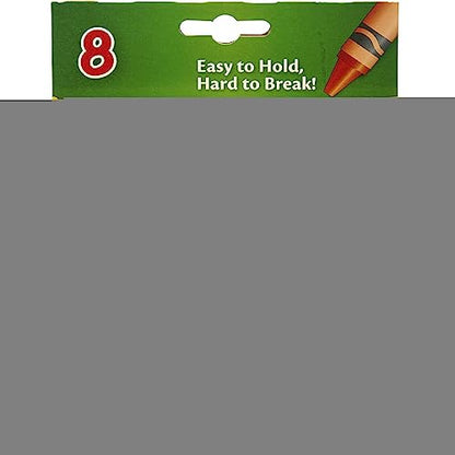 Crayola Jumbo Crayons, 8 Toddler Crayons, Assorted Colors