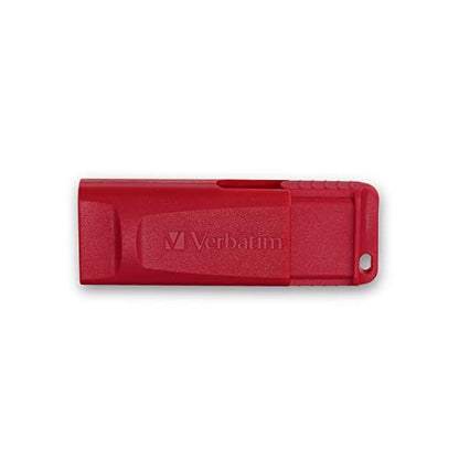 Verbatim 128GB Store 'n' Go USB Flash Drive - PC/Mac Compatible - Red (Pack of 2) - size: 1 Count (Pack of 2)