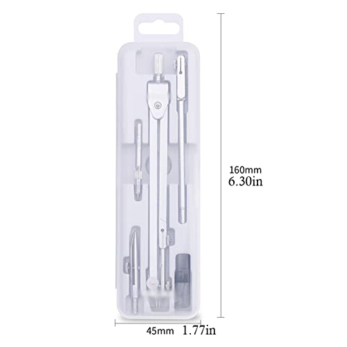 Bow Compass Compass Set, Compass for Geometry Math Geometry Kit Drafting and Drawing Tools for Student and Engineering Drawing Carpenter Compass (Color : E) - color: E
