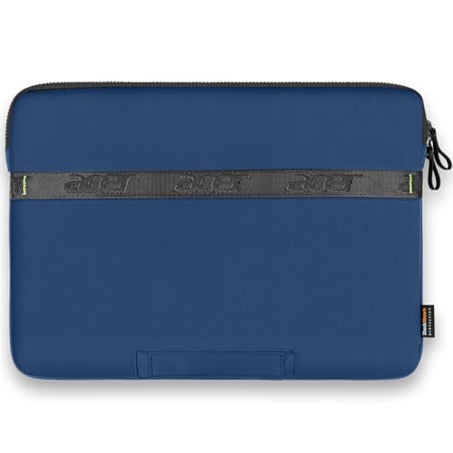 13.3-14 inch Laptop Sleeve Case Protective Briefcase Computer Bag, Blue | Waterproof Polyester, Fits Most Laptop Models, Shockproof Interior, Smooth Zippers, Slim Profile - color: Blue, size: 14inch