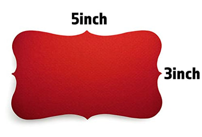 PPAPPAPPIYO 3x5 RED index card/Set of 72 Blank index cards 180gsm (RED) - color: RED