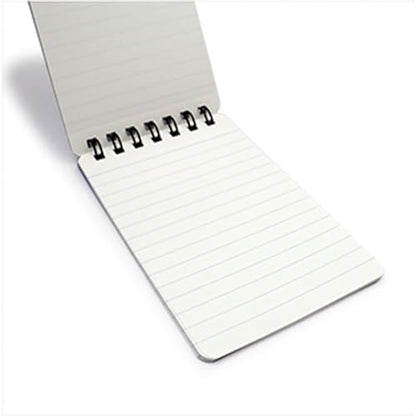 Maruman M.Memo Mini Notepad (N595A-33), Narrow Ruled, Twin Ring Spiral Binding, A7 Size Perforated 50 Sheet Note Pads, 2.7 x 4.3 Inches, White Notebook Paper, Light Green Cover, 20-Pack