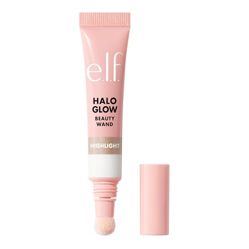 e.l.f. Halo Glow Highlight Beauty Wand, Liquid Highlighter Wand For Luminous, Glowing Skin, Buildable Formula, Vegan & Cruelty-free, IRL Angel - color: IRL Angel
