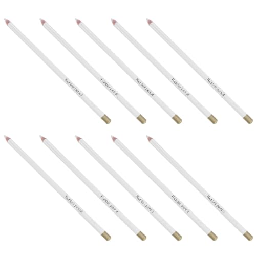 Wooden Sketching Pencils Smooth Lines Drawing Pencils with Soft Eraser 10pcs for Art Students for Sketching and Drawing