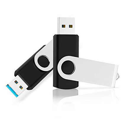 KOOTION 10 X 8GB USB Flash Drive 8g Flash Drive Thumb Drive Memory Stick Pen Drive Keychain Design Black - size: 8GB, style: Black-10 Pack