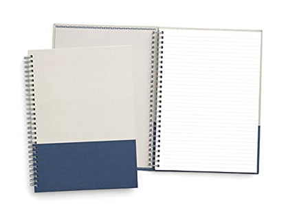 TRU RED Medium Hardcover Ruled Notebook, Gray/Blue - color: Gray/Blue, style: 1 Pack