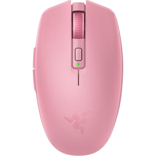 Razer Orochi V2 Wireless Gaming Mouse — Ultra Lightweight & Portable, Bluetooth & 2.4GHz Wireless Connectivity, 18K DPI, Up to 1100 Hr Battery Life, Compatible with PC & Mac — Quartz Pink - color: Quartz