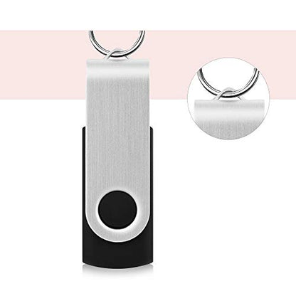 Wholesale Bulk 2GB USB Flash Drives 50 Pack, KOOTION Thumb Drive Flash Drives Swivel Memory Stick 2G USB Stick, Black 50 Pcs - size: 2GB, style: Black-50 Pack