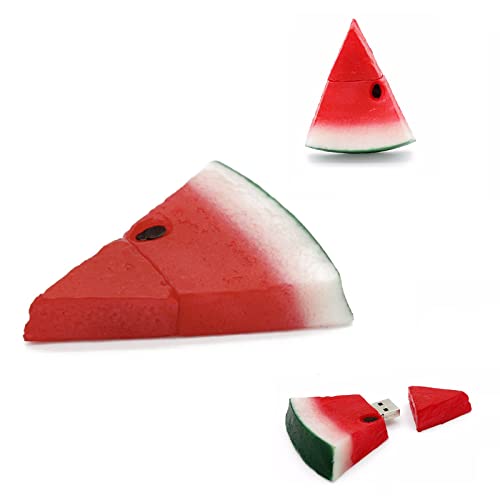 USB Flash Drive 16 GB - Watermelon USB Drive - Cool 16GB Thumbdrive (Watermelon) - color: Watermelon