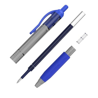 EYEYE G-103 Retractable Gel Blue Pens 0.7mm, 10 Pack Medium Point Ballpoint Pen Quick Drying, Pen Fine Point Smooth Writing Pens for Office School Supplies - color: Blue, size: 0.7mm