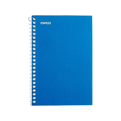 STAPLES Memo Pads, 4” x 6”, College Ruled, Assorted Colors, 50 Sheets/Pad, 5‑Pack