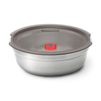 BLACK + BLUM Lunch Bowl - Reusable Meal Prep Containers for Picnic & Camping - Microwavable Stainless Steel Lunch & Dinner Food Storage Box with Leak Proof Lid - Dishwasher & Oven Safe - 650ml | Leak Proof & Airtight, Durable & Reusable, Stackable Food St