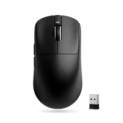 ATK VXE Dragonfly R1 Wireless Gaming Mouse, PAW3395 Sensor, DPI up to 26,000, 51g Lightweight, 40 Hr Battery Life, Tri-Mode 2.4G/Bluetooth/Wired - Black - color: Black, style: R1