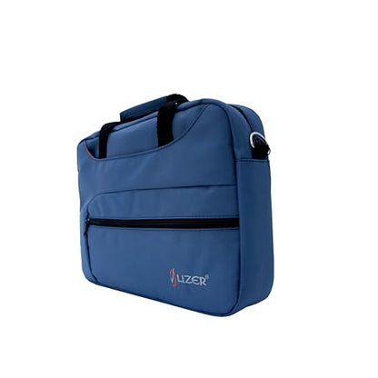 Lizer Laptop Bag, Laptop Sleeve Case 13 Inch, Messenger Shoulder Bag For Laptop or Tablet, Computer Bag, 11-13 Inch Laptop Tablet Compatible Case, Sleek, Durable & Water-Repellent Fabric (Navy)