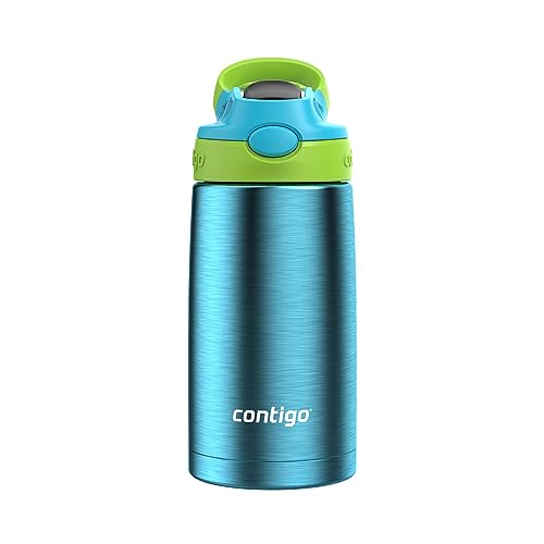 Contigo Aubrey Leak-Proof Spill-Proof Insulated Stainless Steel Water Bottle 13 Oz. - color: Blue Raspberry, size: 13 Ounces