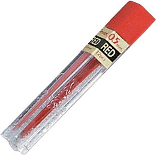 Pentel 5MM Red Lead Refills - size: 1 Count (Pack of 1)