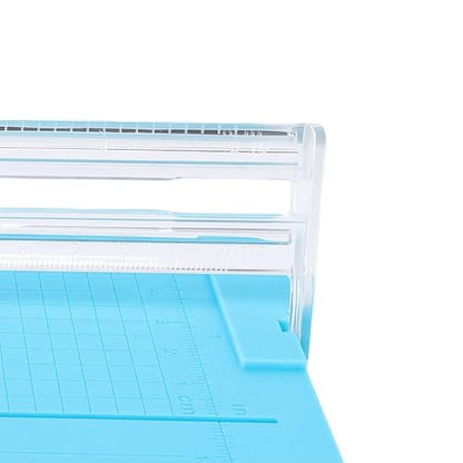 Alomejor Portable Mini Paper Trimmer for Crafting, Lightweight and Durable Paper Cutter for Scrapbooking, Perfect for Home Office Use, Size Approx. 19.3x8.5cm