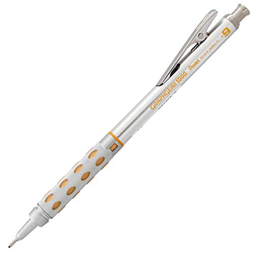Pentel GraphGear1000 Automatic Drafting Pencil (0.9mm), Yellow Accents - color: 1 Pack, style: 0.9mm