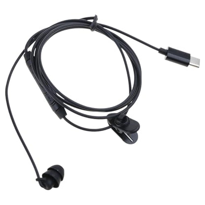 USB Type-C Single-Sided in-line Headset with Microphone, Suitable for Mobile Phones and Computers, Designed for Driving