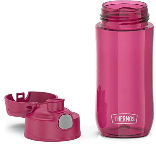 THERMOS FUNTAINER 16 Ounce Plastic Hydration Bottle with Spout, Raspberry - color: Raspberry