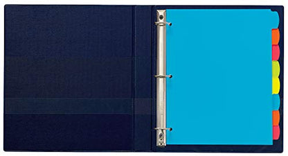Avery Big Tab Write & Erase Durable Plastic Dividers for 3 Ring Binders, 8-Tab Sets, Bright Multicolor, 24 Sets, 192 Divider Tabs (16130) - size: 8 tab, style: 24 Sets