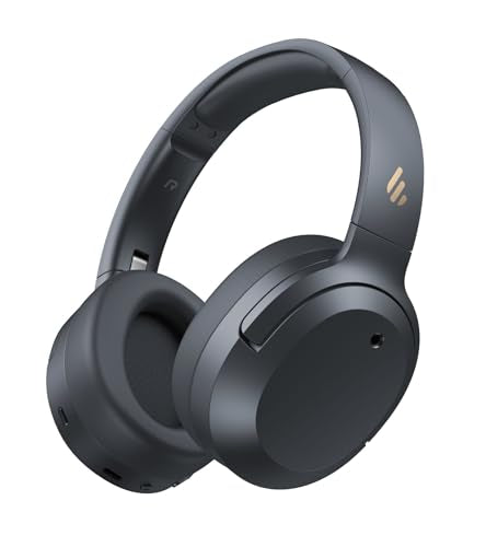 Edifier W820NB Plus Gen 2 Wireless Over-Ear Noise Cancelling Headphone, -49 dB ANC, LDAC Hi-Res Audio, 88H Playtime, Spatial Sound, AI Clear Calls, Bluetooth V6.1 & Multipoint - Dark Gray - color: Dark Gray