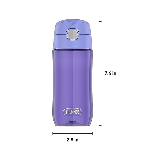 THERMOS FUNTAINER 16 Ounce Plastic Hydration Bottle with Spout, Lavender - color: Lavender
