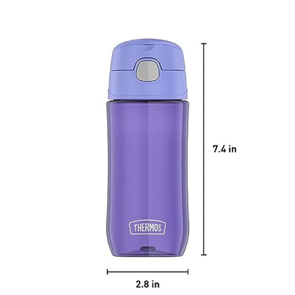 THERMOS FUNTAINER 16 Ounce Plastic Hydration Bottle with Spout, Lavender - color: Lavender