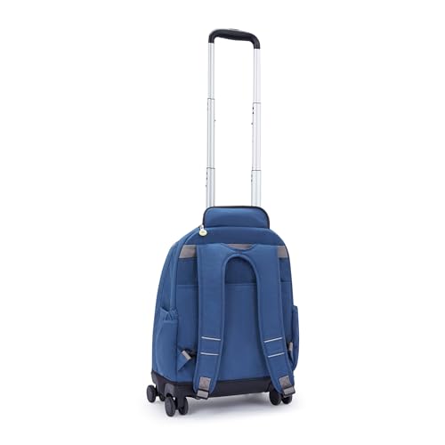 Kipling New Zea 15" Laptop Rolling Backpack - color: Fantasy Blue Bl