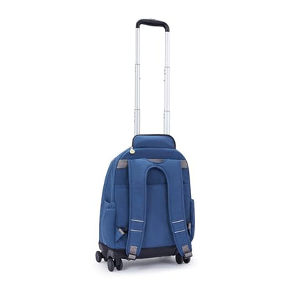 Kipling New Zea 15" Laptop Rolling Backpack - color: Fantasy Blue Bl