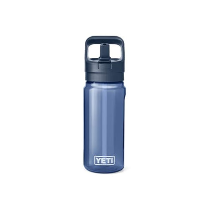 YETI Yonder 600 ml/20 oz Water Bottle with Yonder Straw Cap, Navy - color: Navy, size: 20 Ounces