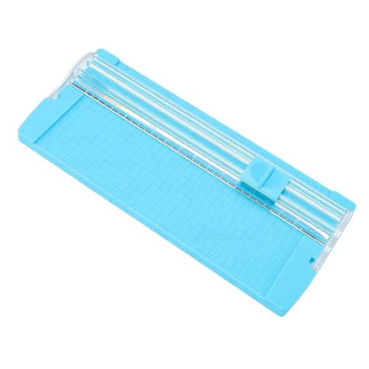 Alomejor Portable Mini Paper Trimmer for Crafting, Lightweight and Durable Paper Cutter for Scrapbooking, Perfect for Home Office Use, Size Approx. 19.3x8.5cm