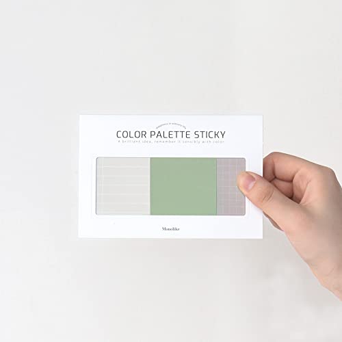 Monolike Color Palette Sticky Plan 30p B Set 4P - Self-Adhesive Memo Pad 30 Sheets - color: Plan 30p B