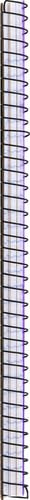 Top Flight Boss Poly Cover 3-Subject Wirebound Notebook, 108 Sheets, College Rule, 9.5 x 6 Inches, 1 Notebook, Cover Color May Vary (43002) (Pack of 12) - size: (Pack of 12)