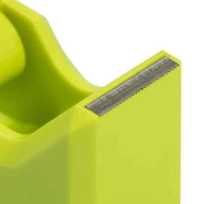 JAM PAPER Colorful Desk Tape Dispensers - Green - 3/Pack - color: Lime Green, size: Pack of 3