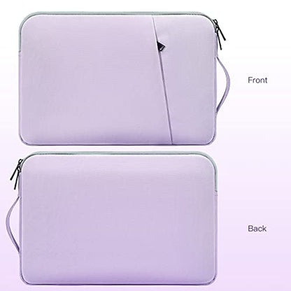 17 inch Laptop Case Sleeve, Padded Protective Shockproof Water-Resistant Laptop Cover with Handle for HP Envy 17 / Pavilion 17, Dell Lenovo Asus Acer MSI 17.3-in Computer Carrying Bag -Purple - color: Purple, size: 17-17.3 inch