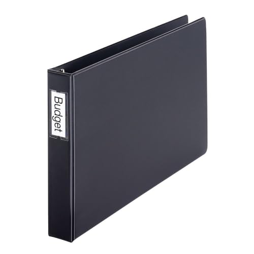 Cardinal 12122 Premier Easy Open 11 x 17 Locking Slant-D Ring Binder, 1 1/2" Cap, Black - size: 1.5-Inch