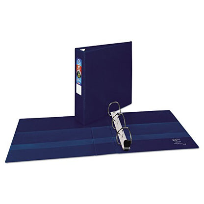 Avery Heavy-Duty Binder with 2-Inch One Touch EZD Ring, Navy Blue (79822) - color: Navy Blue, size: 2"