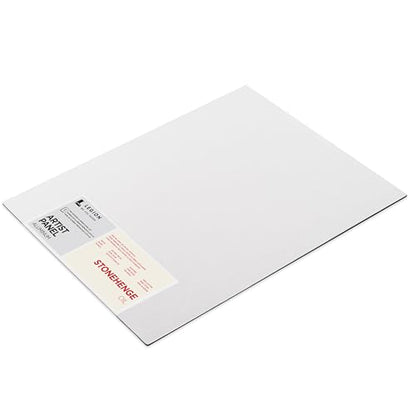 Legion Artist Panel, 1/8" Composite Brushed Aluminum with Stonehenge Oil 100% Cotton White 320gsm Paper, 16 x 20 inches for Oil Media - size: 16x 20