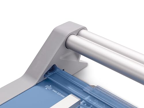 Dahle 558 Professional Rotary Trimmer, 51" Cut Length, 12 Sheet Capacity, Self-Sharpening, Dual Guide Bar, Automatic Clamp, German Engineered Paper Cutter - size: 51" Cut Length