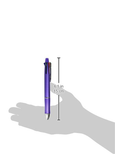 Pilot Multi Function Pen Dr. Grip, 0.5mm Acro Ink Ballpoint Pen, 0.5mm Mechanical Pencil, Lavender (BKHDF1SEF-LA) - color: Lavender