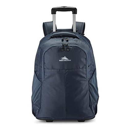 High Sierra Powerglide Pro Wheeled Backpack, Rolling Laptop Bag for Travel, Fits most 15.6” Laptops, 40L, Indigo Blue - color: Indigo Blue